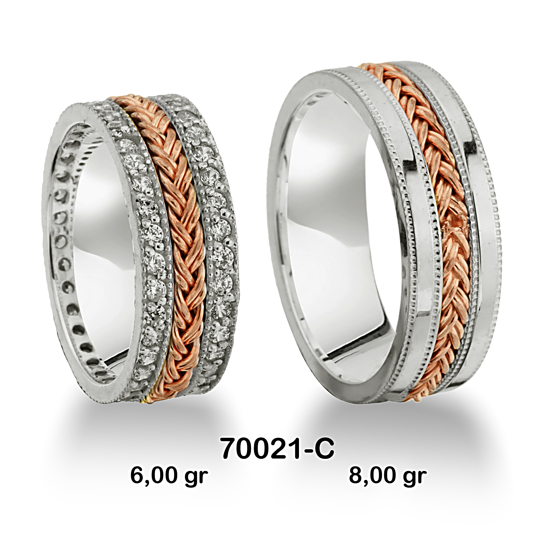 Rose Alyans Modeli-70021-C